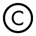 copyright icon
