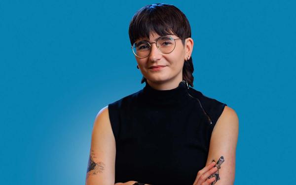 Portrait of Nine Dots Prize winner, Grace Huckins