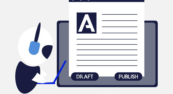 Image showing robot drafting text 