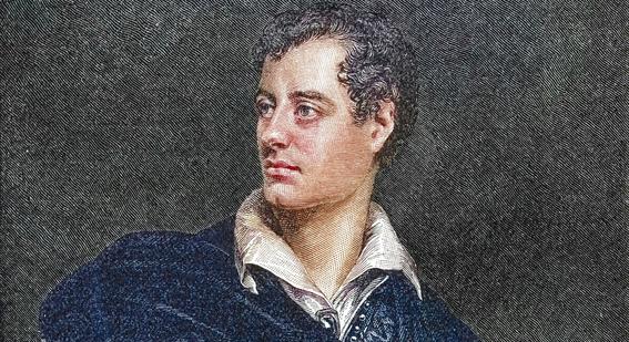 Painting of Lord Byron